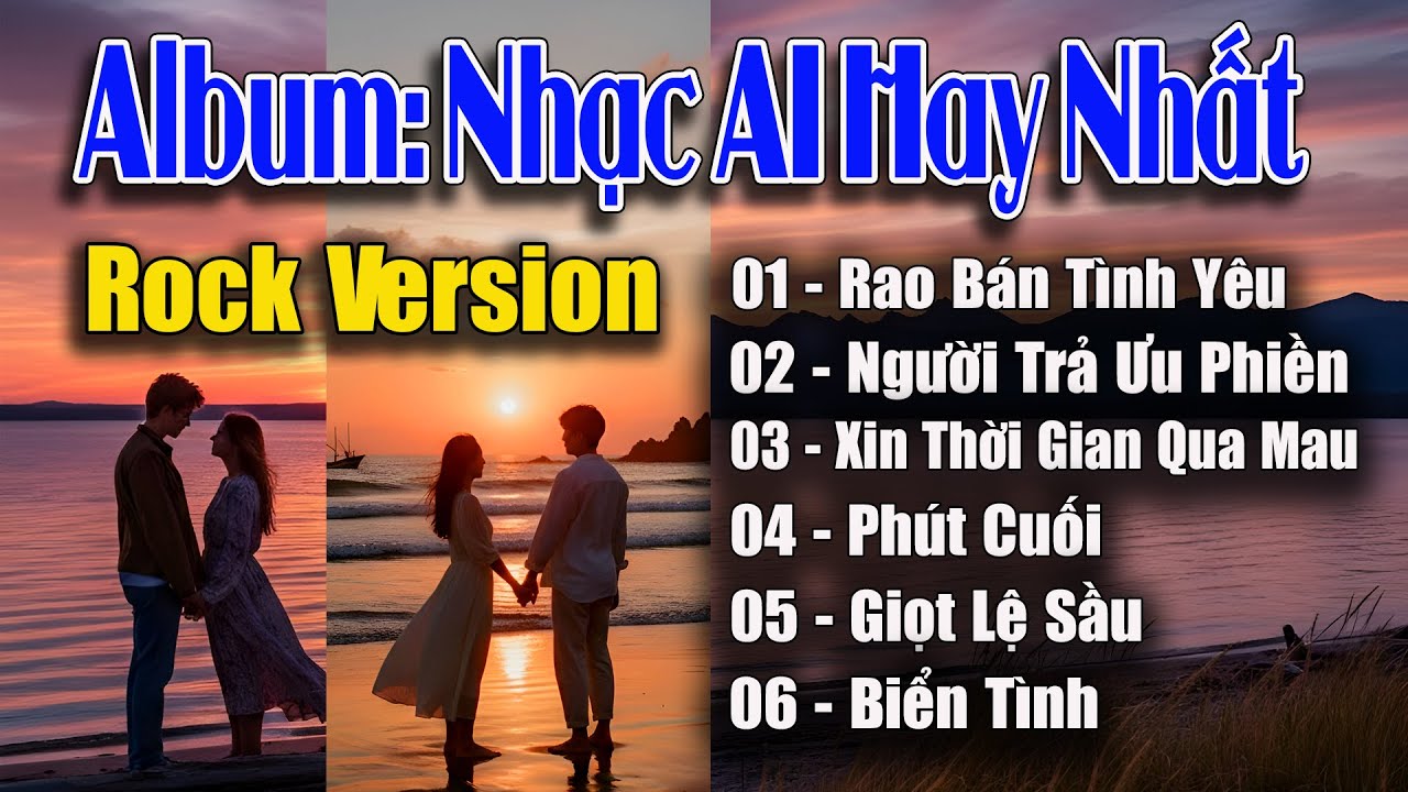 Album Rao Bán Tình Yêu - Người Trả Ưu Phiền 🔥 Album Nhạc AI Cover hay nhất