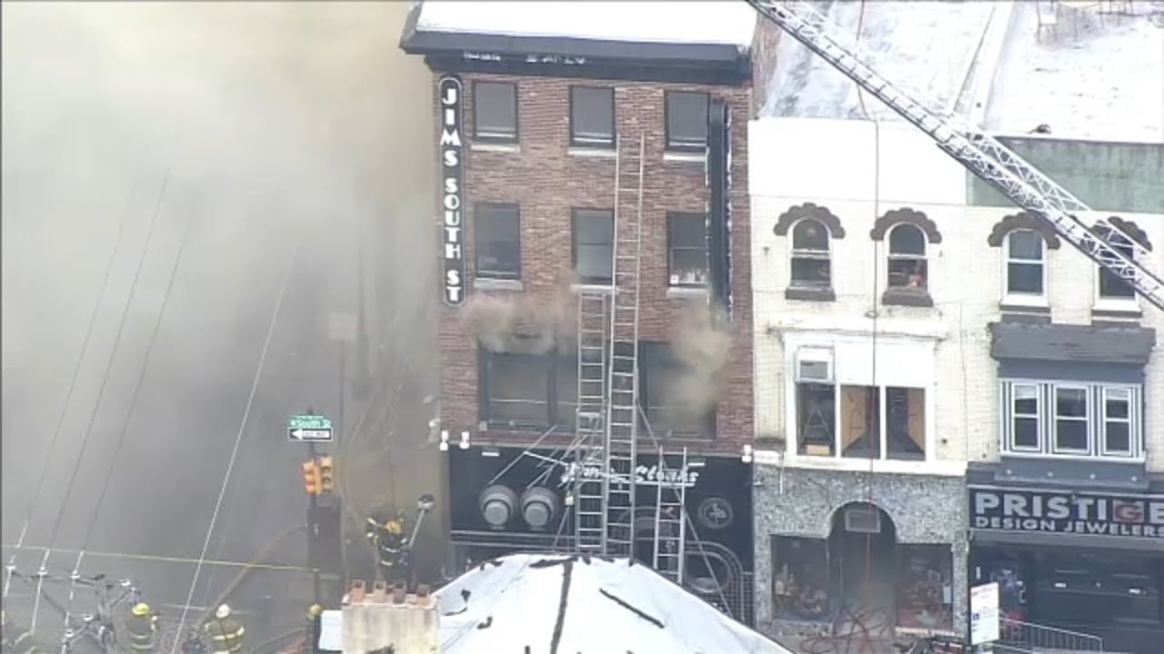 Iconic Philly Cheesesteak Shop, Jim's Steaks South St. Catches Fire
