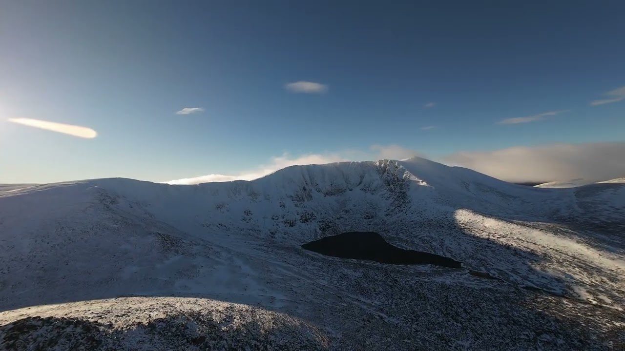 Lochnagar early winter snowfield FPV Exploration