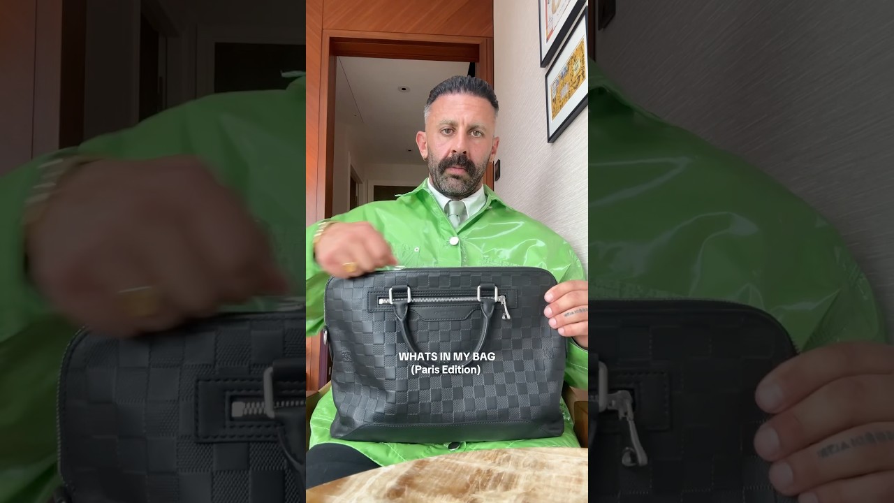What&rsquo;s in my bag, realistic men&rsquo;s bag @cerave @gucci @oliverpeoples9849 wellness, skincare
