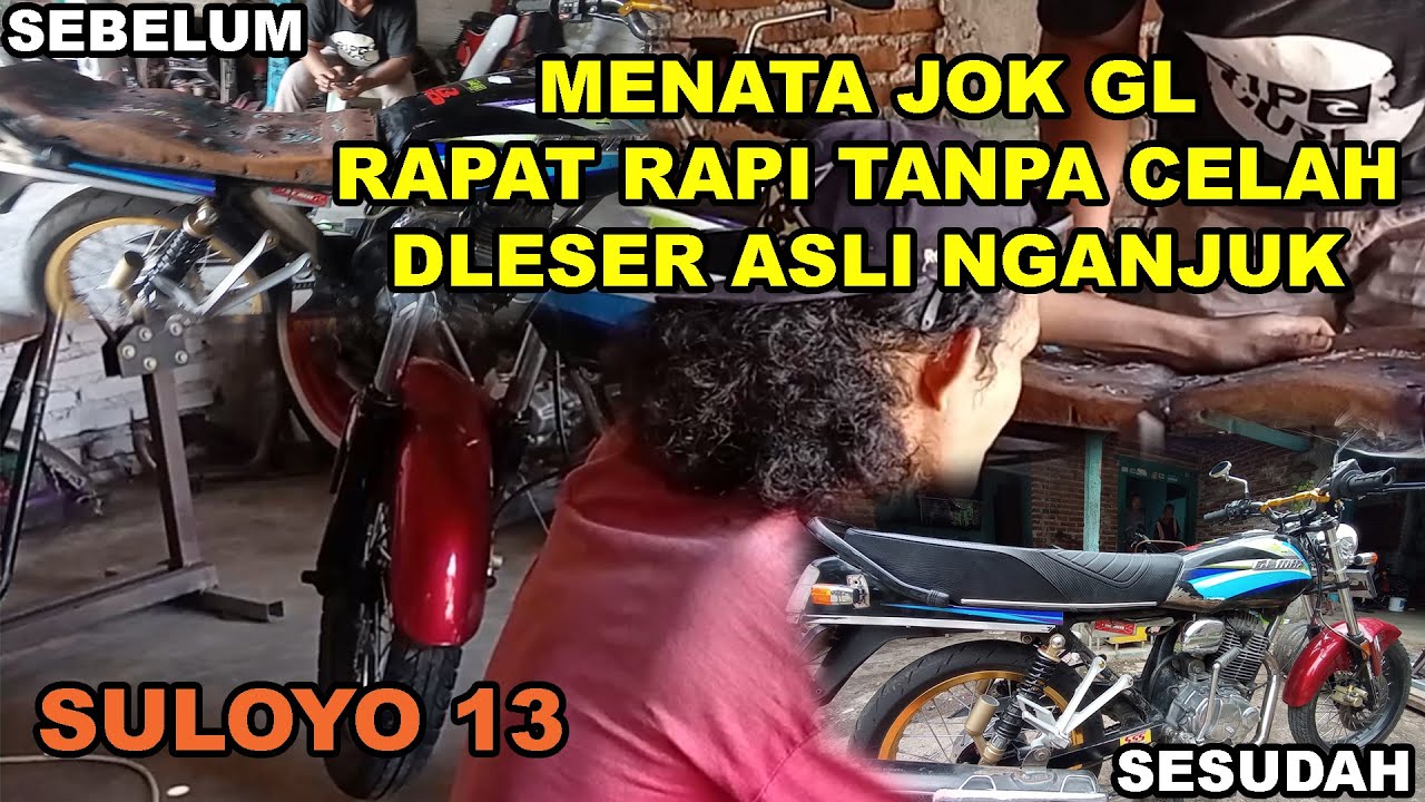 Modifikasi Honda GL PRO (Menata Jok Gl Rapat Dan Rapi Asli Nganjuk)