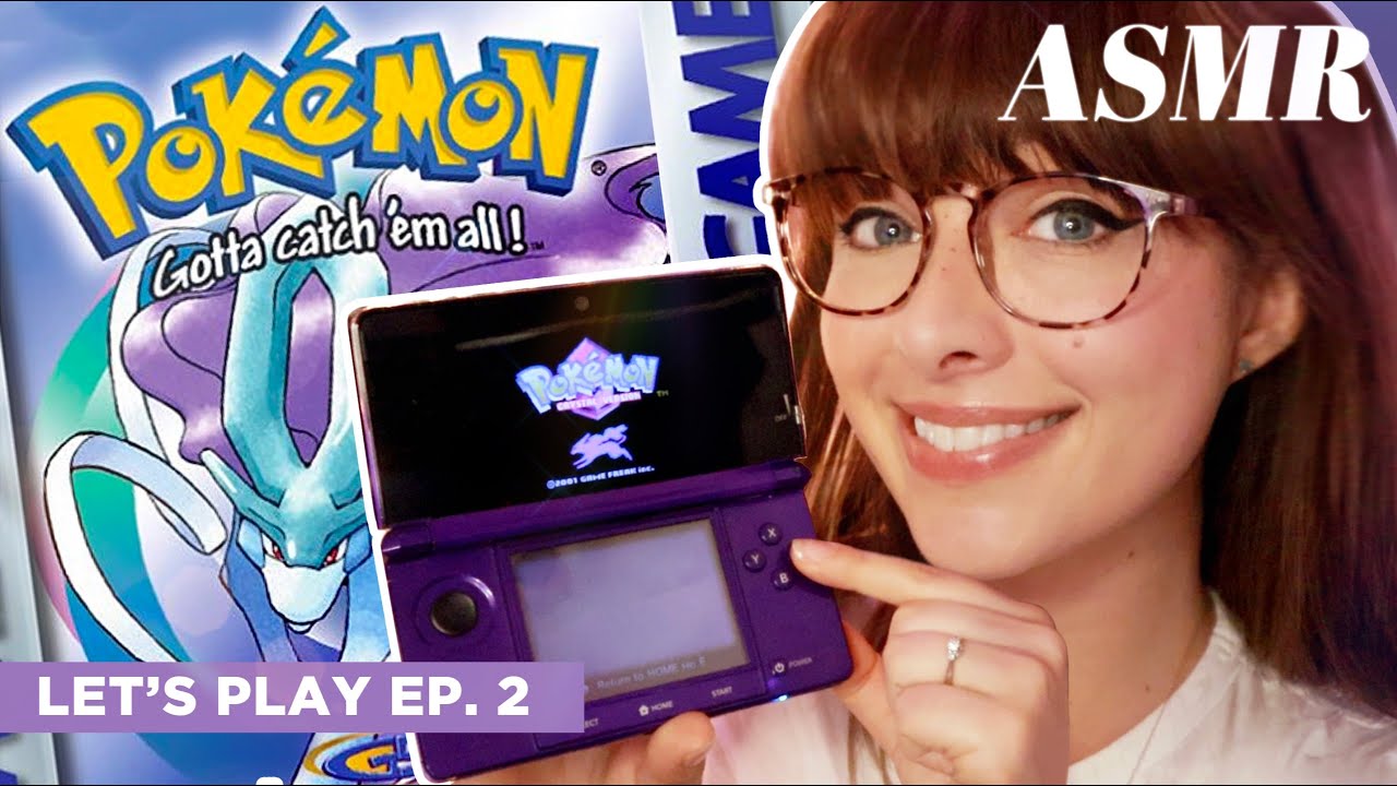 ASMR 💠 Pokemon Crystal 💠 Whispered RPG Adventure in Johto! ✧EP.2✧ Button Clicks & Tapping