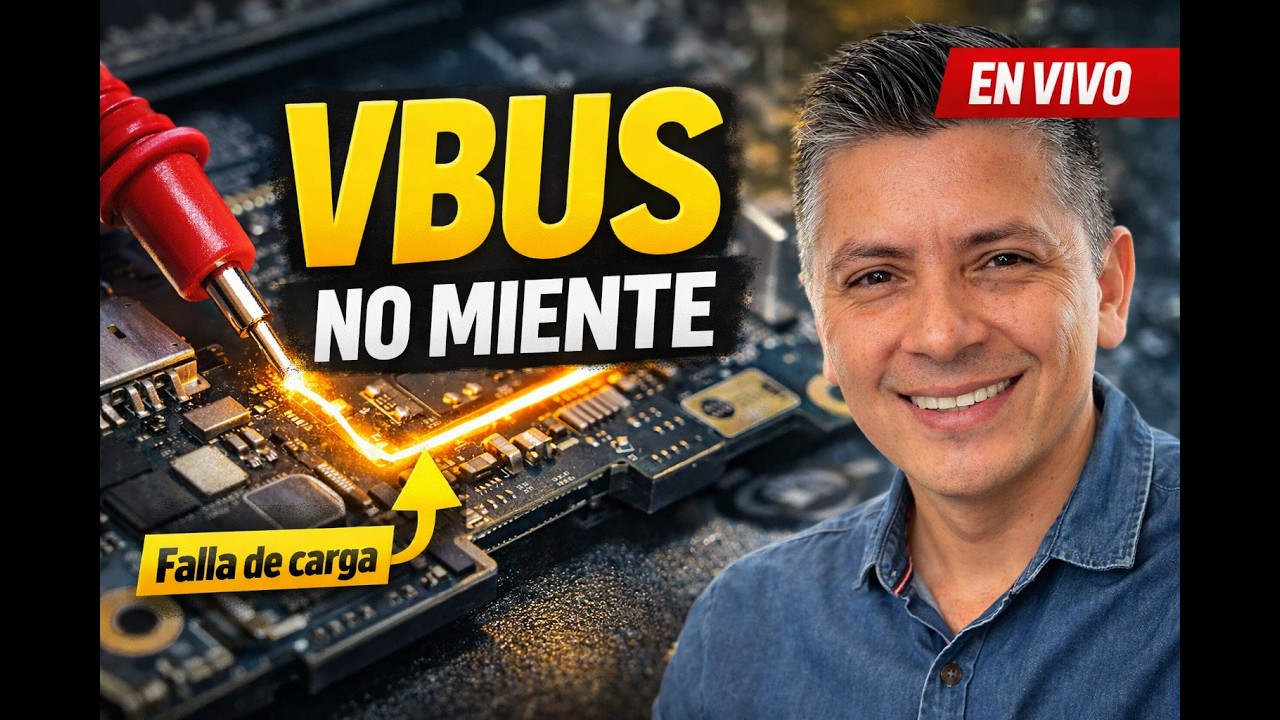 🔴Protocolo de Carga: cómo analizar la línea VBUS en Android | Clase en Vivo con Jhonatan Herrera