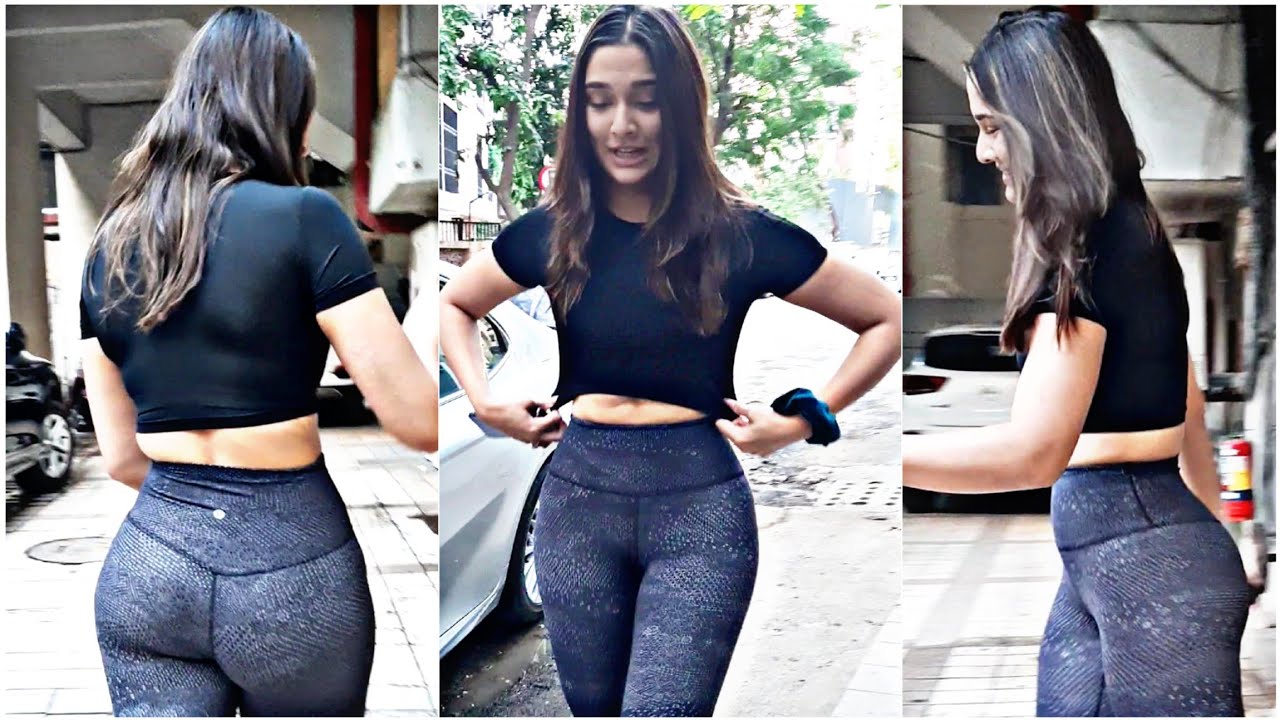 Saiee Manjrekar outside her Fitness Session today | #saieemanjrekar | #skanda | @bollywoodbandook