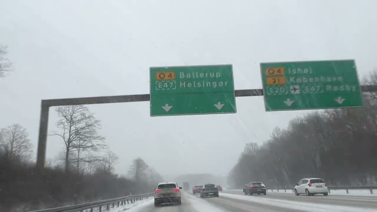 Snow storm in Denmark February 6,2026