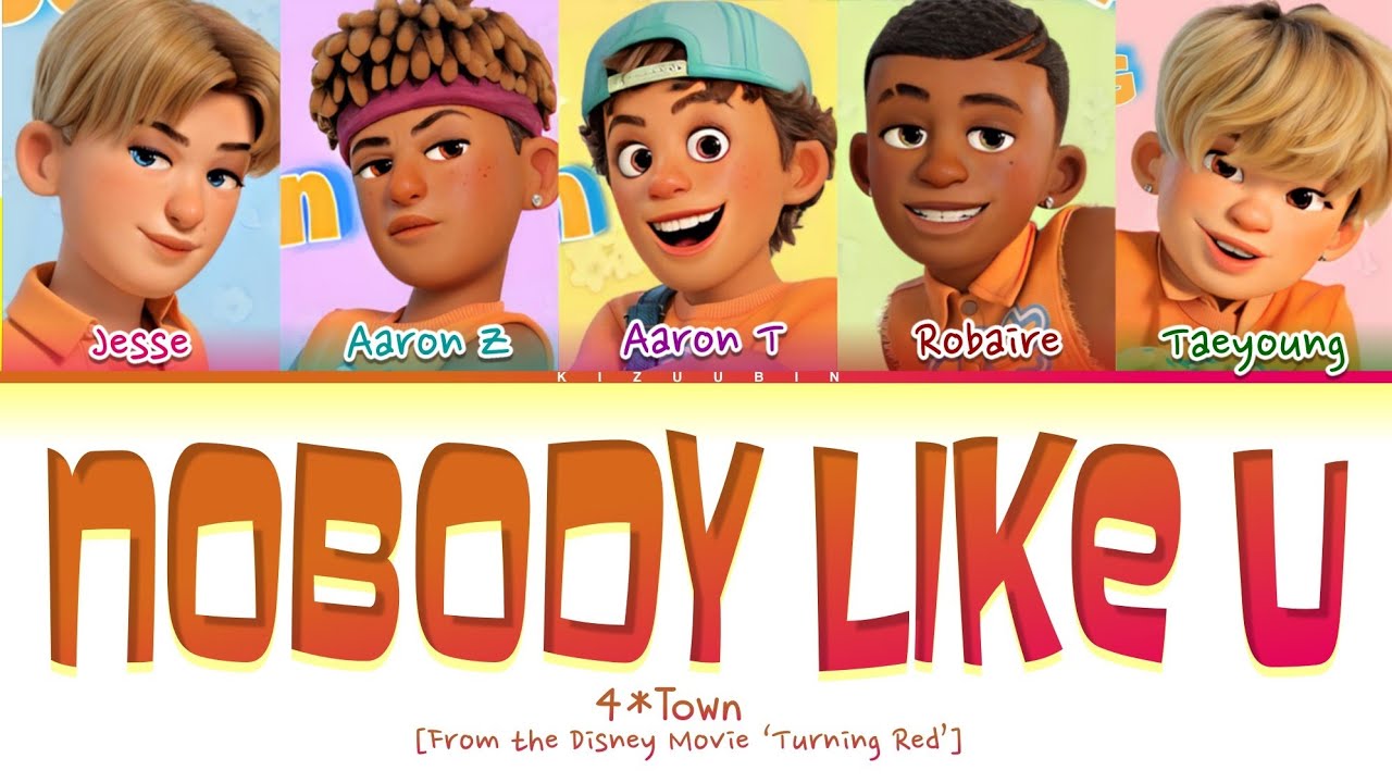 4*TOWN 'Nobody Like U' Lyrics (Color Coded Lyrics | From the Movie 