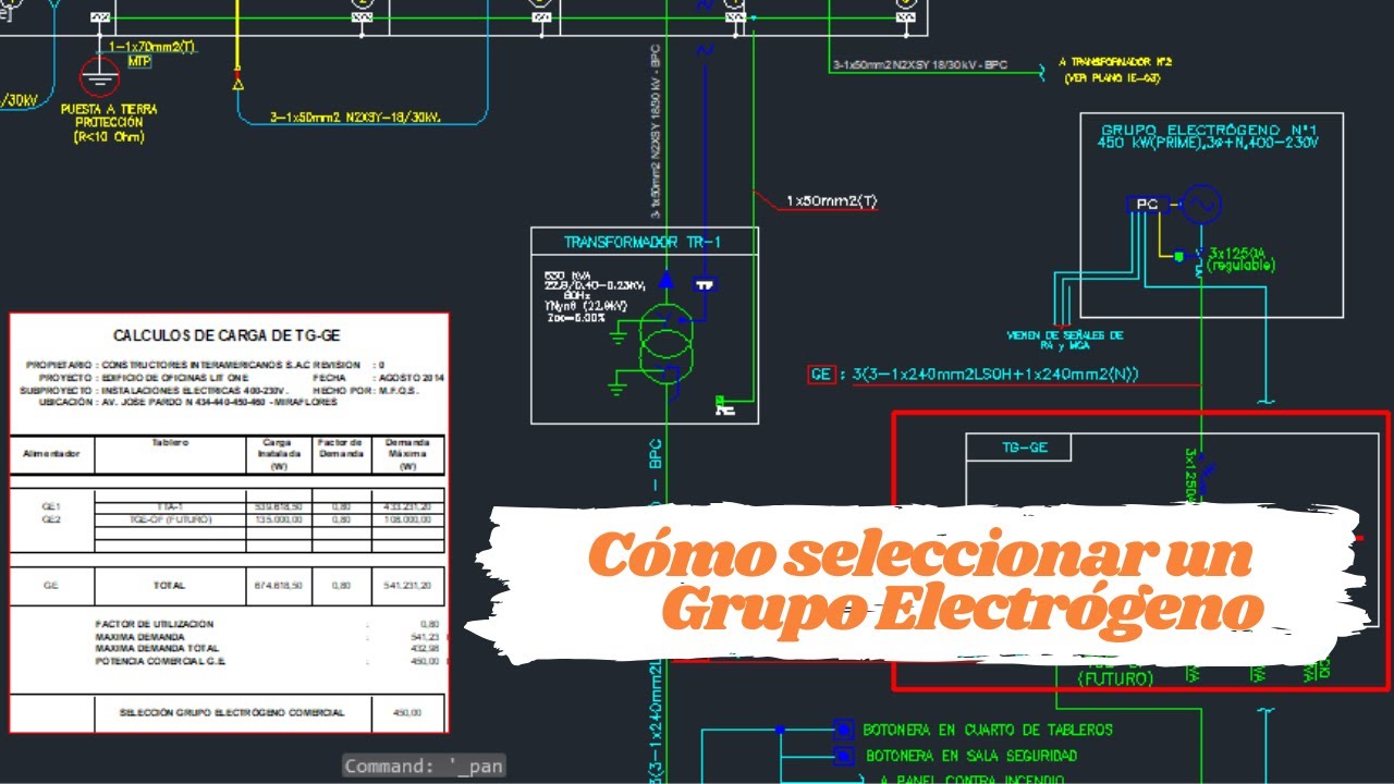 GRUPOS ELECTRÓGENOS | SELECCIÓN | CÁLCULO DE POTENCIA