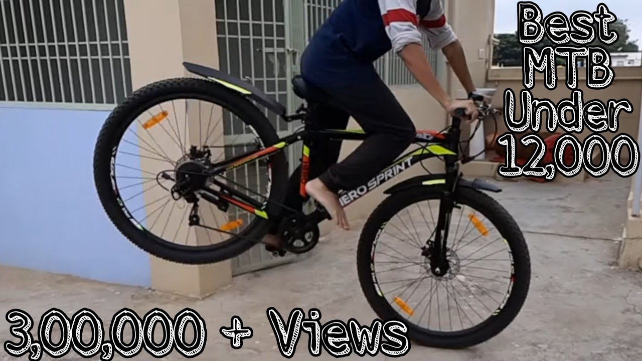 Hero sprint hustle 29t 7 speed gears cycle. Best MTB under 12,000(only one in AP)Link in Description