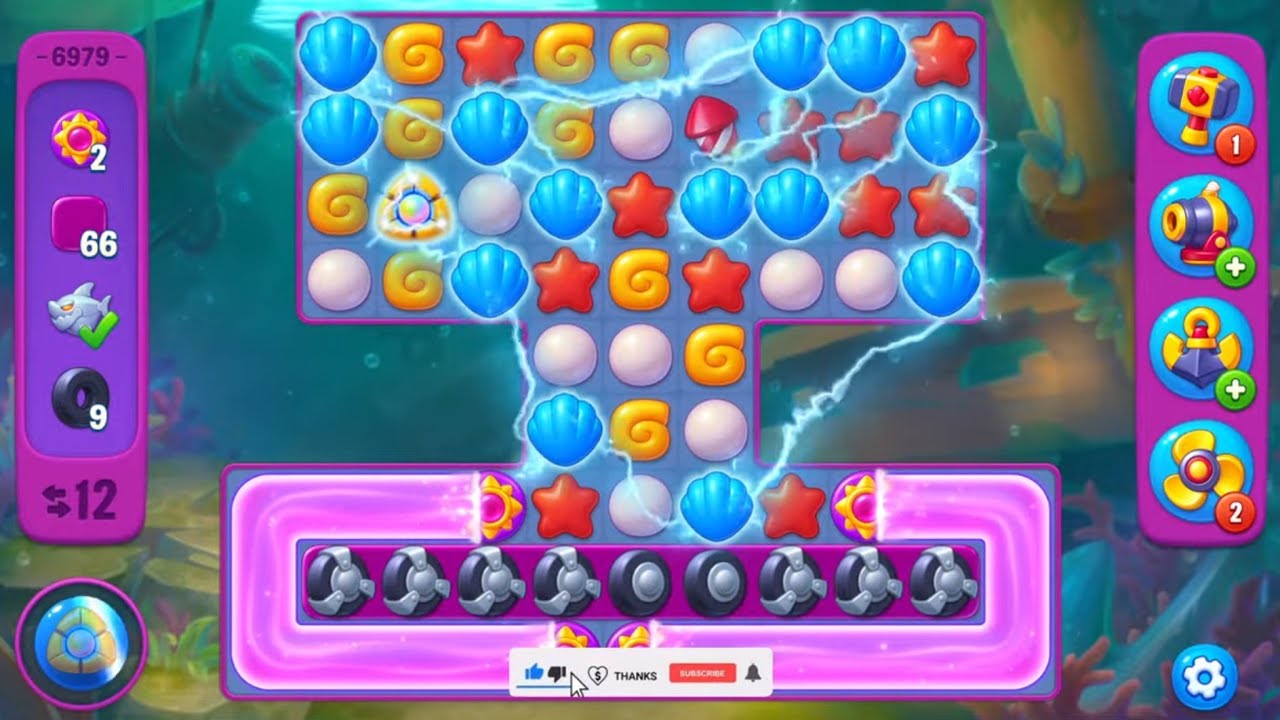 Fishdom lvl 6979-?🔥Gameplay #648