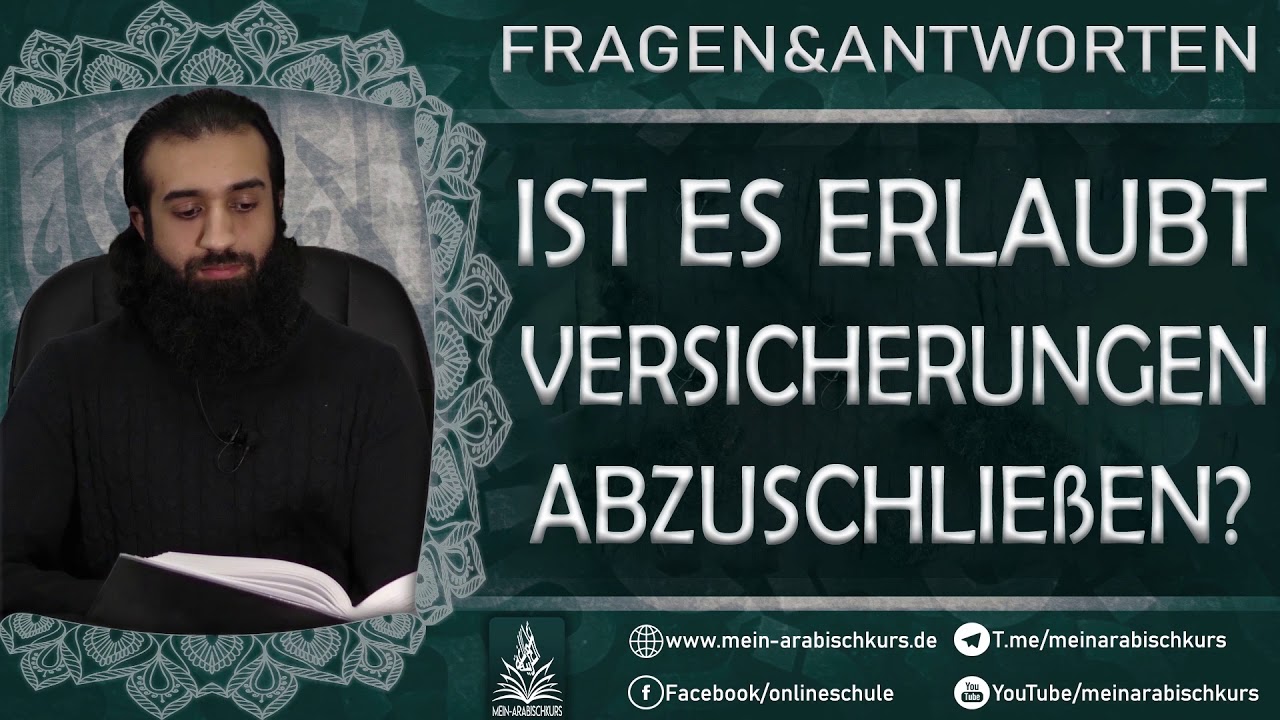 Shaykh Abu Saliha | Ist es erlaubt Versicherungen abzuschließen?