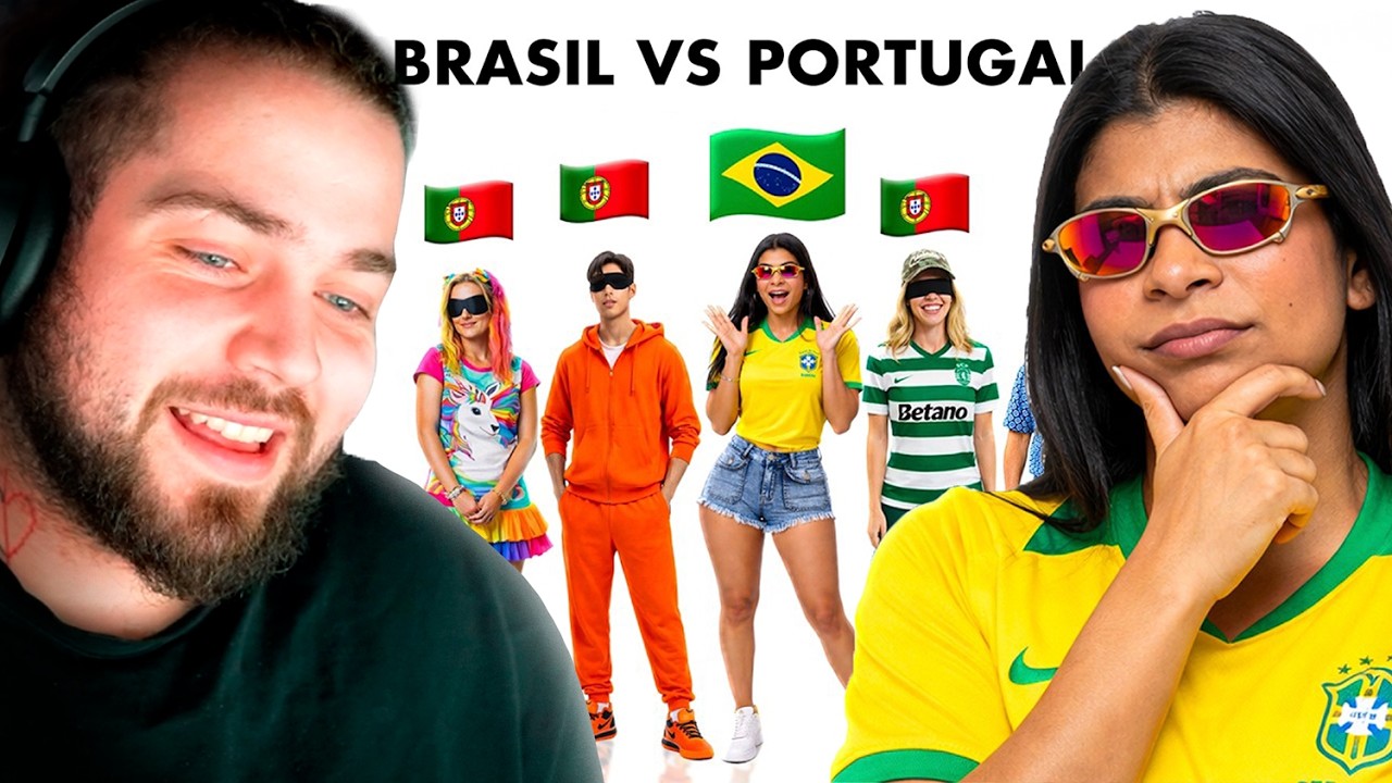 wuant reage a 1 BRASILEIRO VS 5 PORTUGUESES