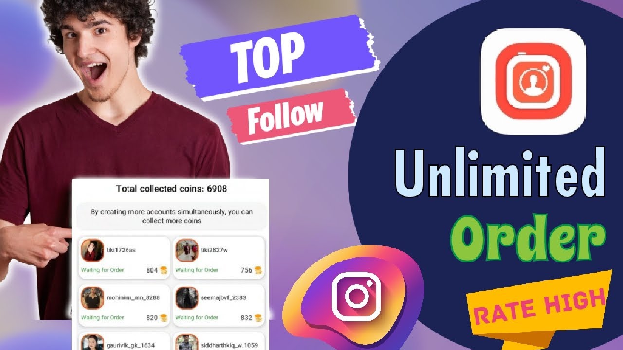Top Follower coin Mining ❤️&zwj;🔥|| Unlimited coin || Instagram account create ||  best method 2026 
