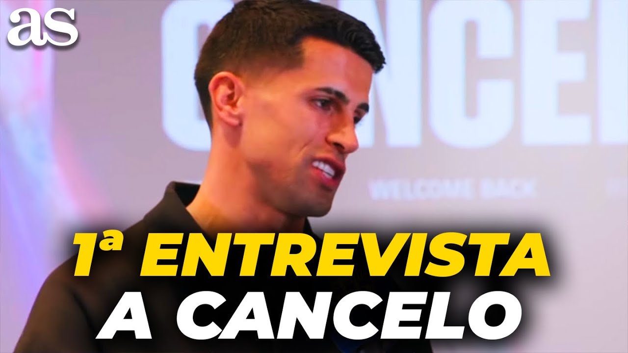Las PRIMERA PALABRAS de JOAO CANCELO como nuevo jugador del FC BARCELONA