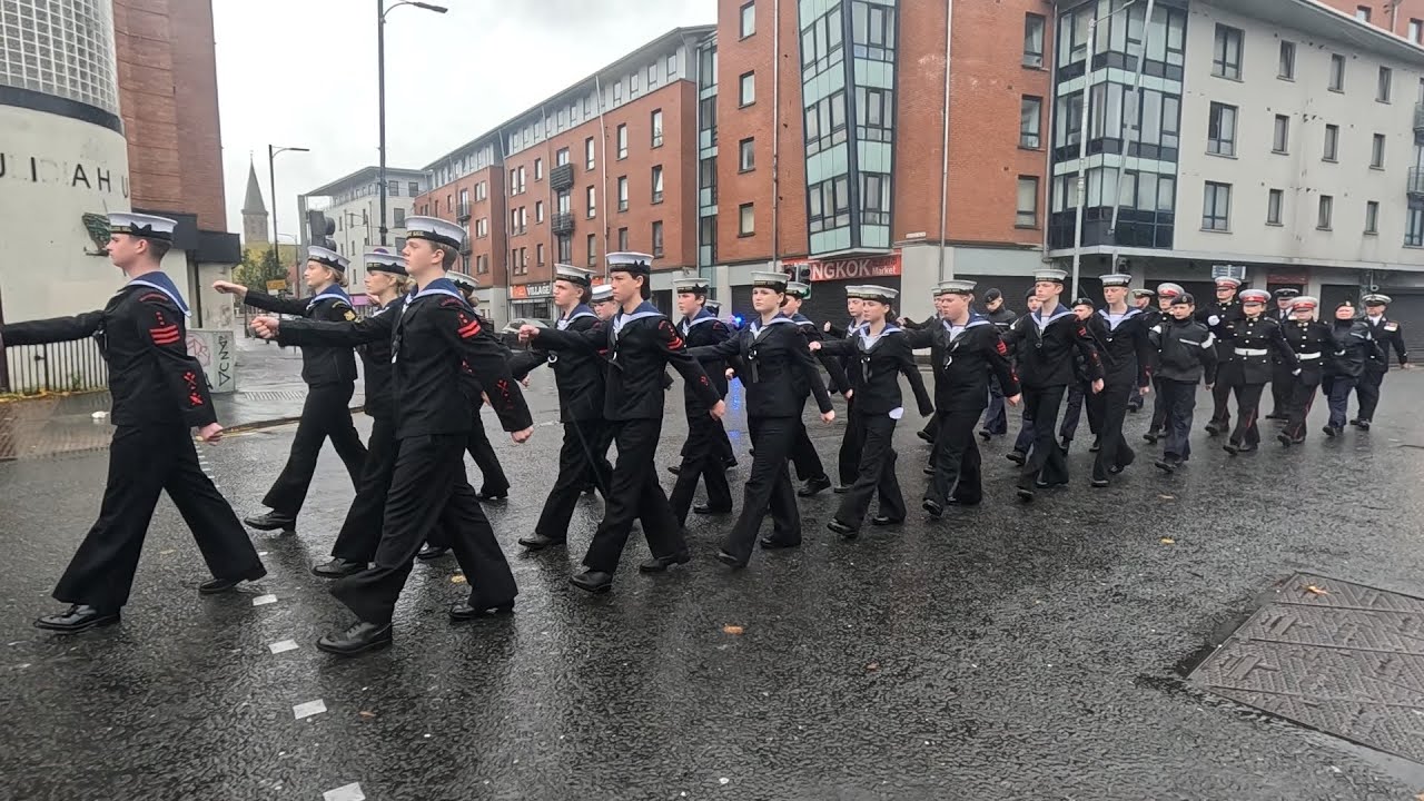 Royal Naval Association Belfast Branch Parade.