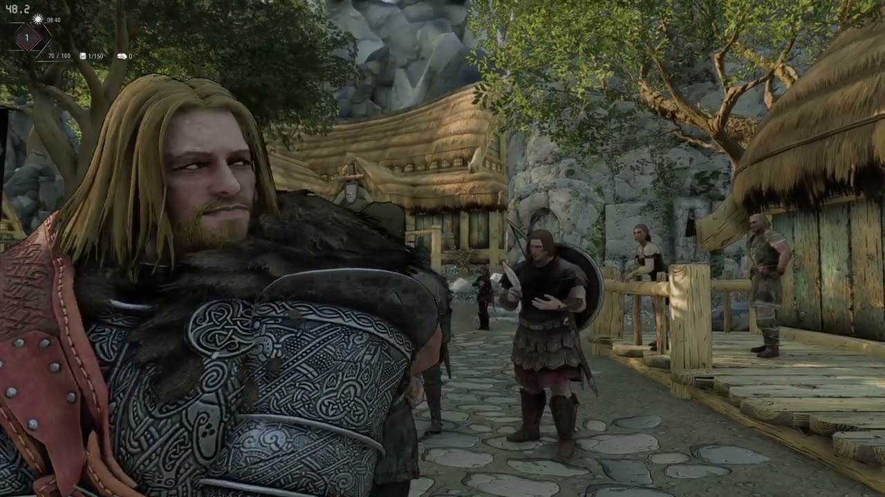 what the first hour of skyrim cartoon gameplay looks like - SkyFX modlist*