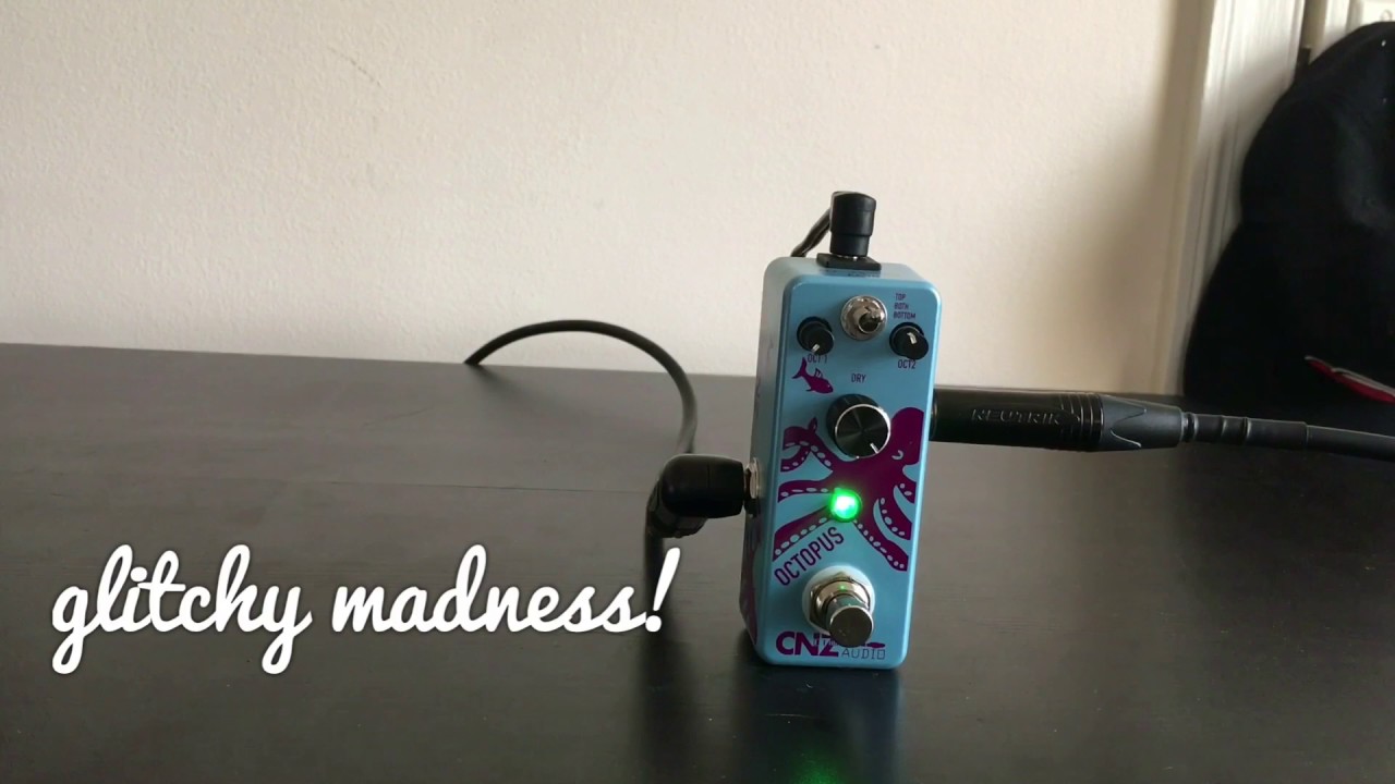 The Octopus! CNZ audio octave pedal!