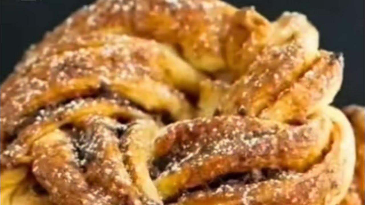 السينابون السريع😋 في فطيره واحده ولا اسهل ولا احلي من كده👌