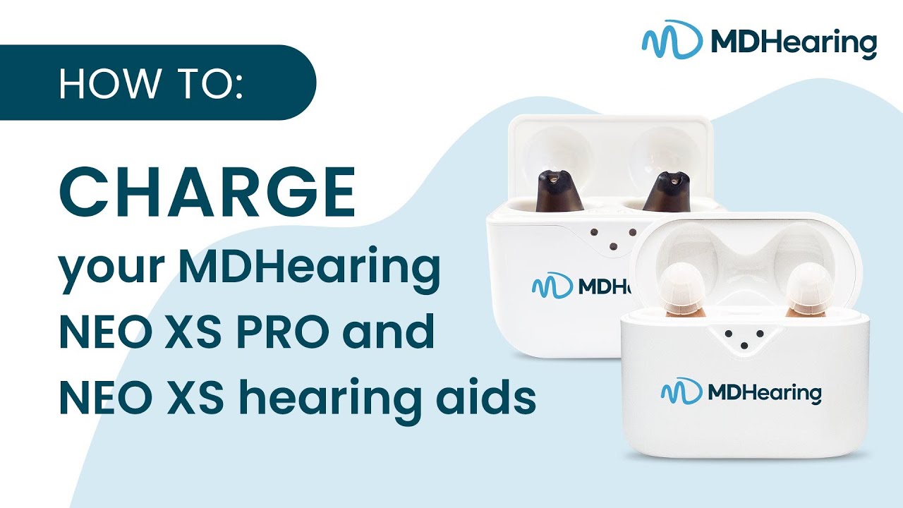 How to charge your NEO XS & NEO XS PRO hearing aids