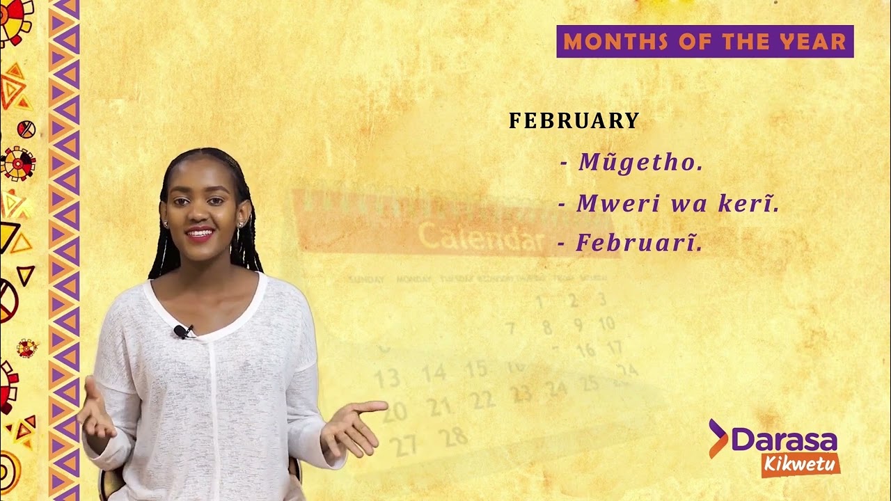 Months of the year in Gikuyu/Kikuyu Part 1 | Darasa Kikwetu