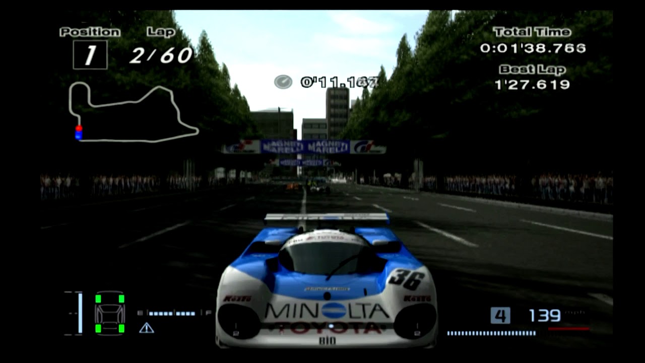 Gran Turismo 4 Minolta Toyota vs GT Formula Ones
