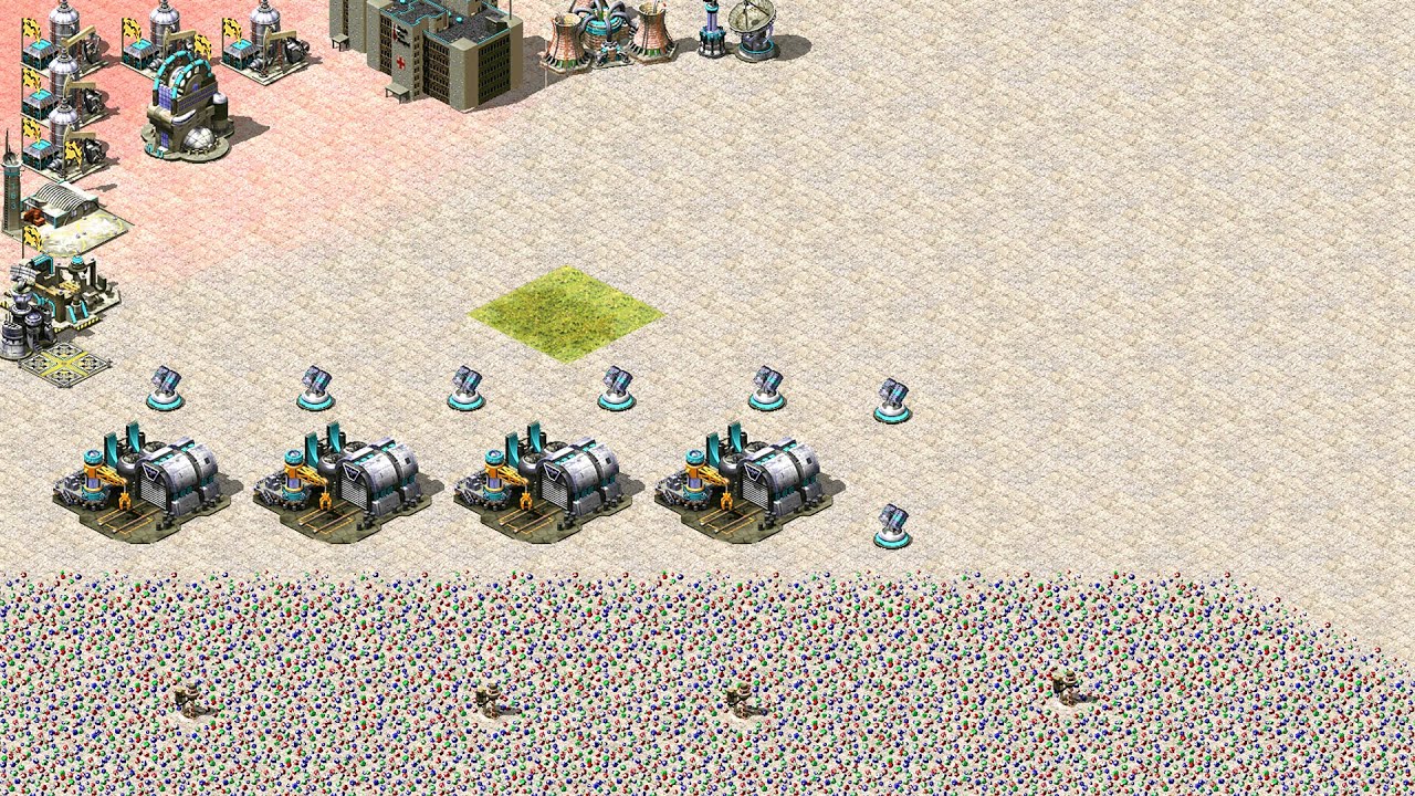 Yuri's Revenge Red Alert 2 Everybody Against You Карта отредактирована Zoom 3000, режим Extra Har...
