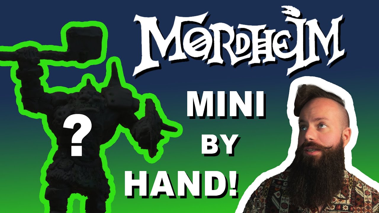 Hand Sculpting an Orc BOSS for  my 1st warband!