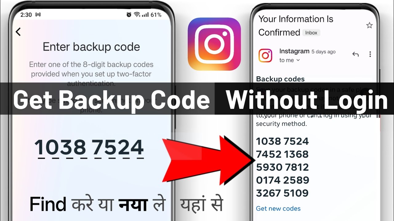 How to get 8 digit backup code for Instagram 2025 How to Get Backup code for Instagram without login