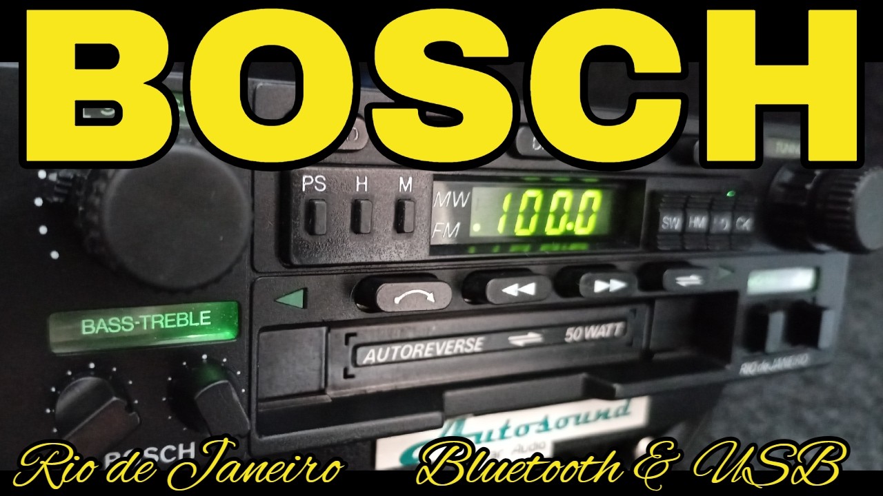 Aproveite a Melhor Experiência Musical Instale Bluetooth/USB no Seu Toca Fitas Bosch Rio de Janeiro