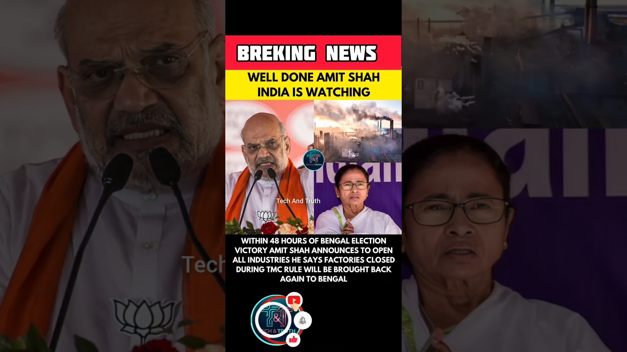 🏭 Bengal Industry Revival Promise Sparks Political Debate Ahead of Elections #newsupdate