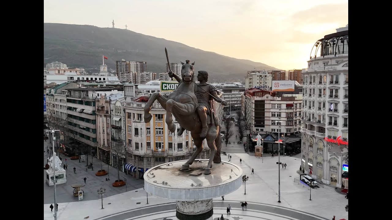 SKOPJE cinematic video 2025 , DJI mini 4PRO