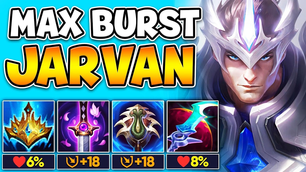 WTF?! INSTANT KILL JARVAN MAKES TANKS LOOK SQUISHY! (PASSIVE + ECLIPSE = ONE SHOT)
