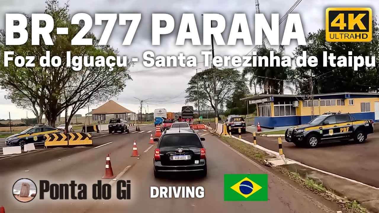 RUTAS DE BRASIL en 4K #driving TOUR 2025 FOZ DO IGUAÇU - ITAIPU (LA PUERTA DE ENTRADA AL MERCOSUR)