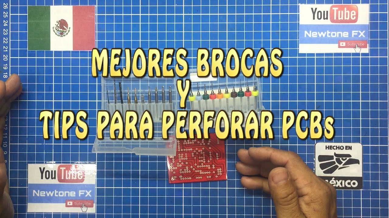 Como taladrar perforar una PCB con Mejores brocas