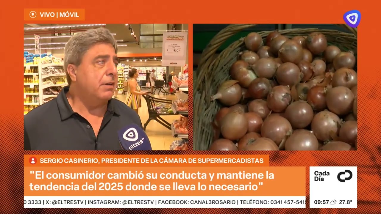 La Cámara de supermercados alertan por crisis de ventas