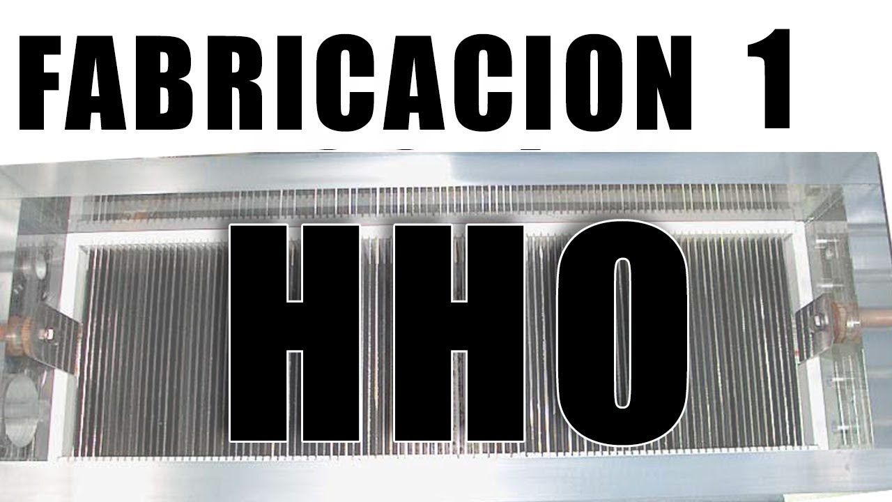 Construcción de celda HHO de alta eficiencia.Generador de hidrógeno. Energia libre.