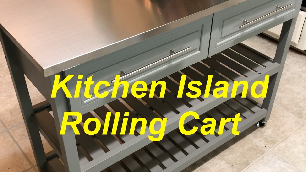 Kitchen Cart unbox and assembly