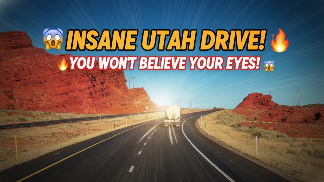 Relaxing Scenic Mountain Drive in Utah 🇺🇸 | Beautiful Road Trip Views