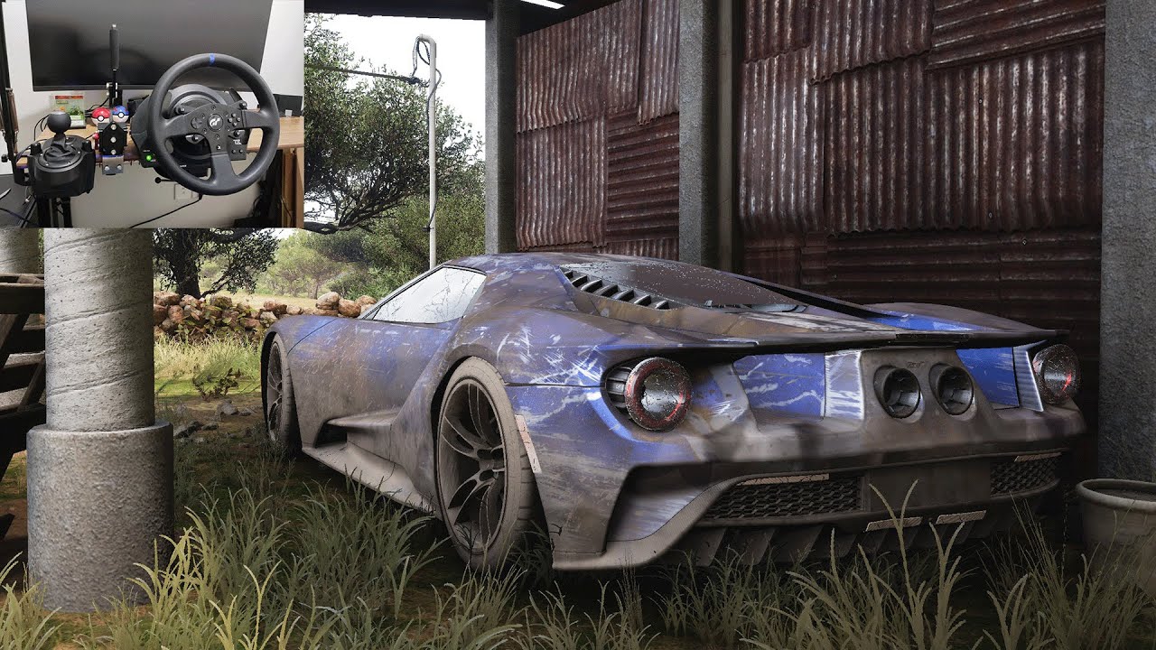Rebuilding Abandoned FORD GT 2017- Forza Horizon 5 | Thrustmaster T300RS Gameplay
