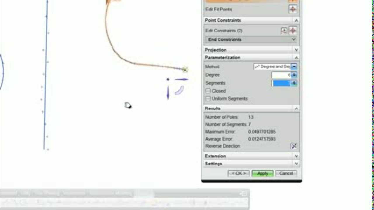 Fit Curve  NX8 5