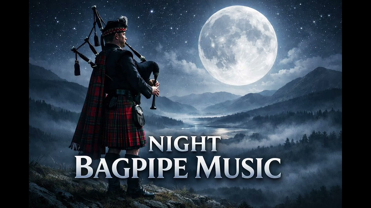 Night Scottish Bagpipe Music | Mystical Highland Pipes Instrumental