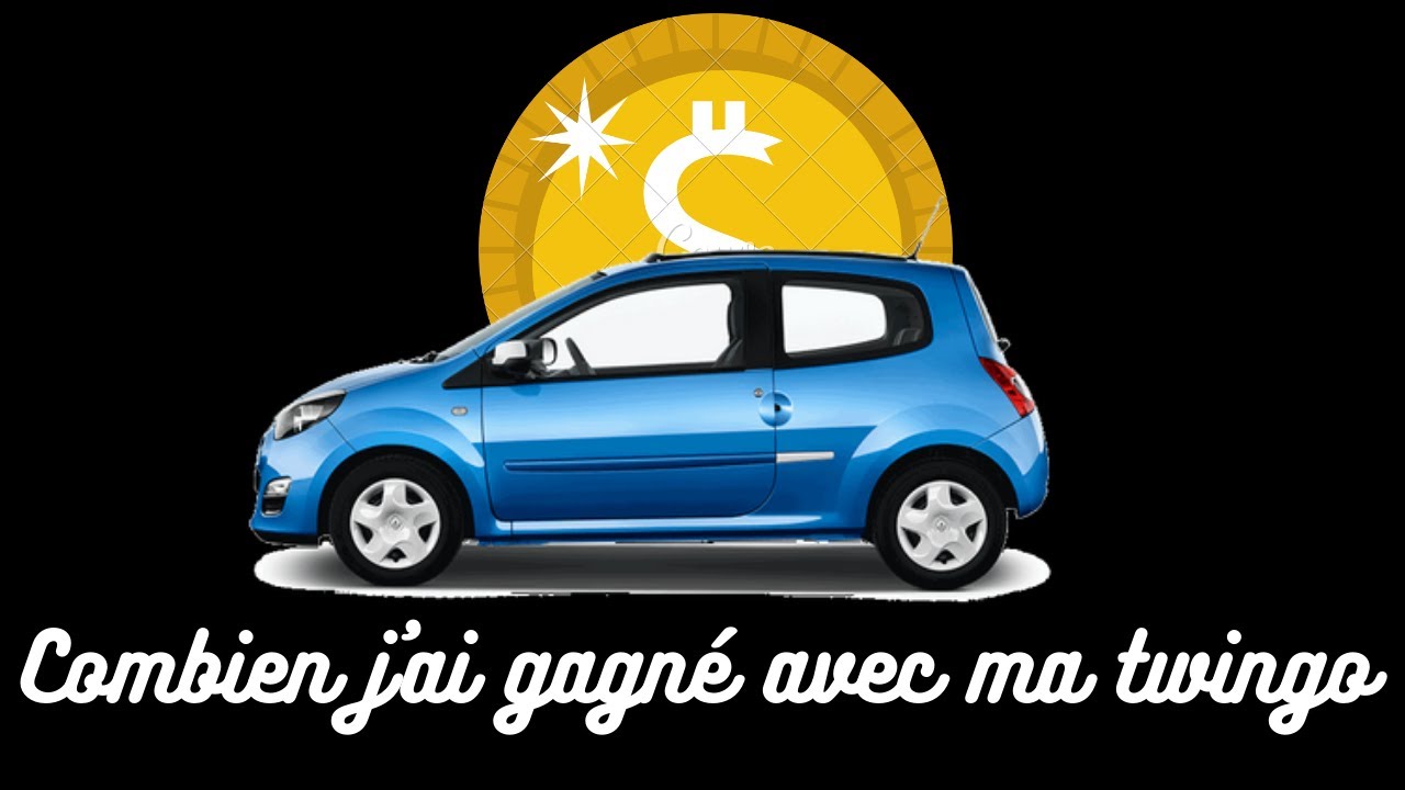 Combien j'ai gagné  avec ma twingo sur GETAROUND et OUICAR