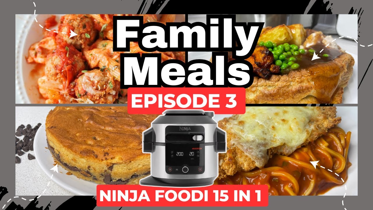 NINJA FOODI 15 в 1 | СЕМЕЙНЫЕ БЛЮДА НА ЭТОЙ НЕДЕЛЕ *ЭПИЗОД 3* (Жарка на воздухе, Выпечка, Соте, Г...