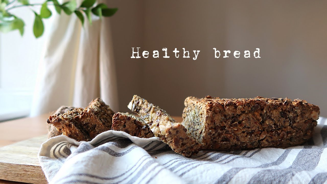 Easy Vegan Multi-Seed Bread (gluten free, yeast free, sugar free, egg free, dairy free )