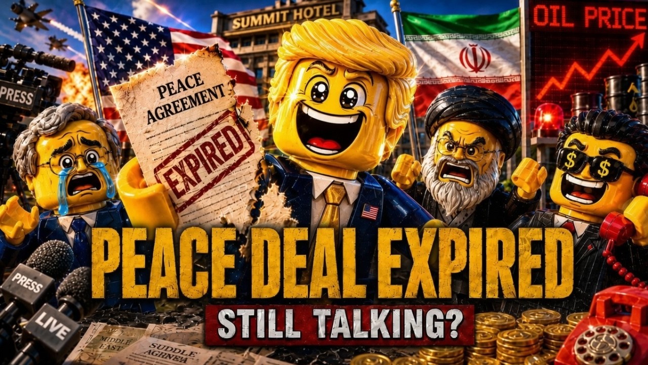 Trump Iran Ceasefire: Peace Deal Expired! Still Talking?  (LEGO Song Rock Story)