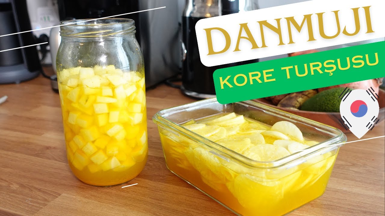 DANMUJI TARİFİ (Sarı Turp Turşusu) | Kore Mutfağı