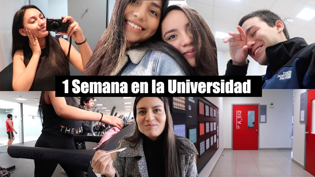 1 SEMANA CONMIGO EN LA UNIVERSIDAD: COMIDA, AMIGOS, Y GYM??