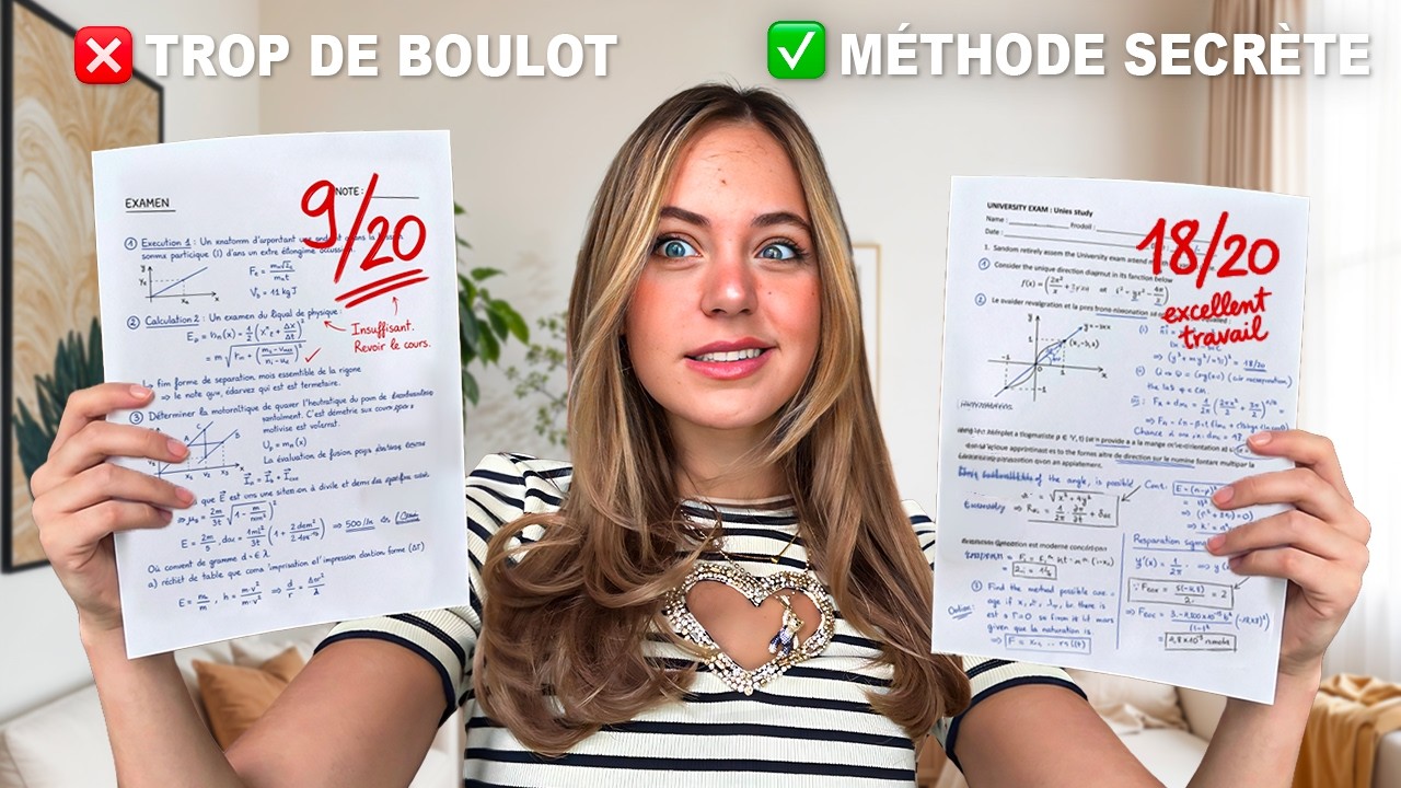 LA nouvelle méthode pour avoir des bonnes notes sans réviser H24