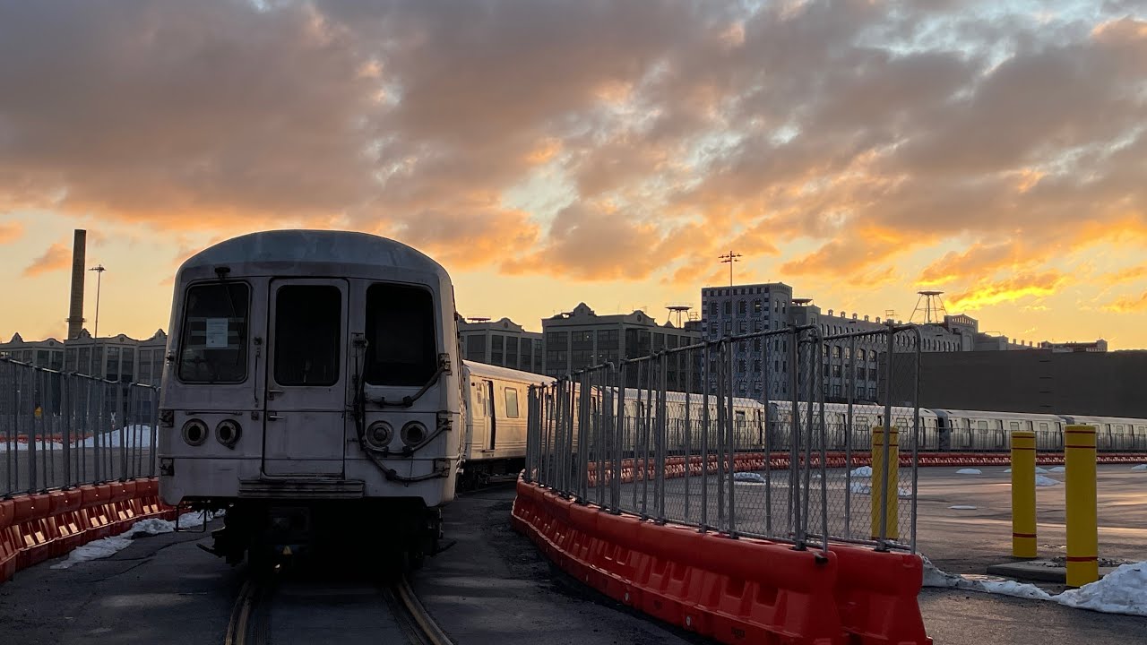 Riding with a Street Running Subway Train