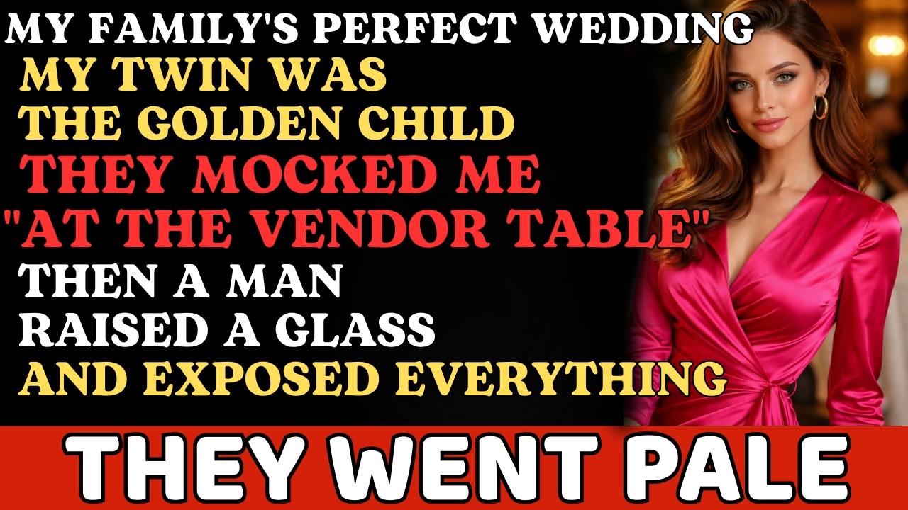 My Mom Put Me At The Vendor Table At My Twin's Wedding — Then One Toast Changed Everything