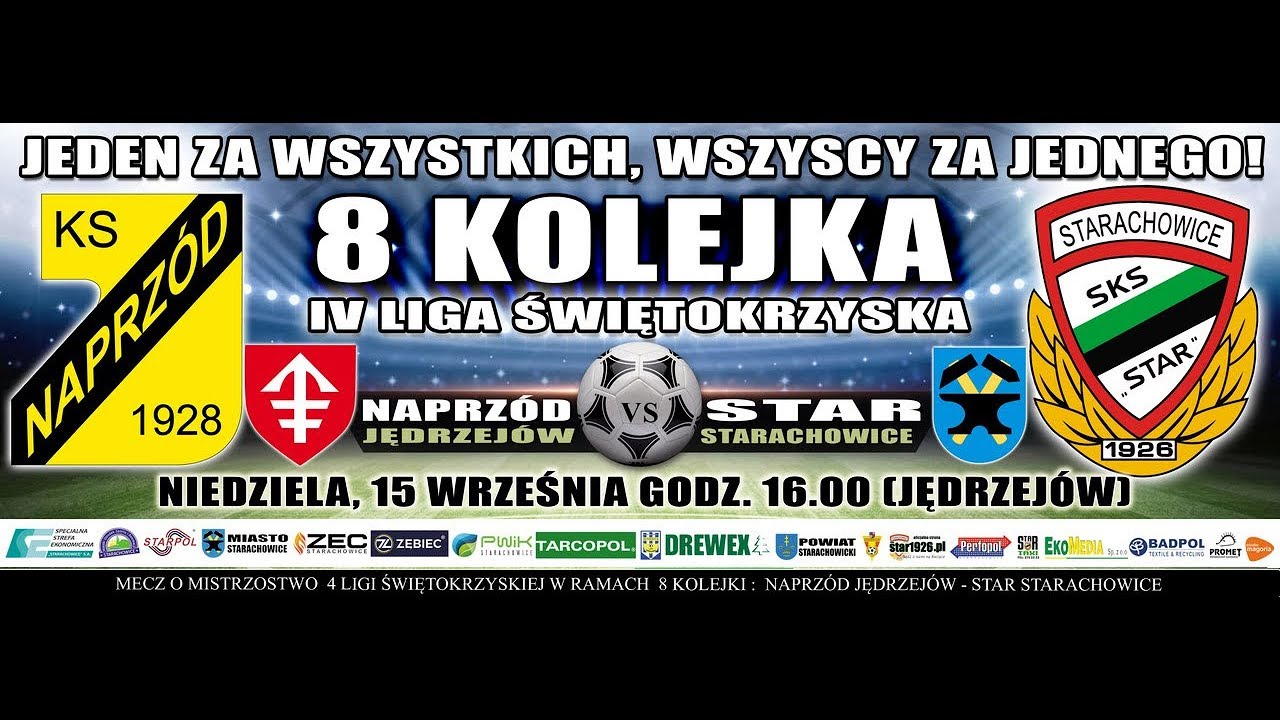 Naprzód Jędrzejów - STAR STARACHOWICE 0:4 (0:1) 15.09.2019
